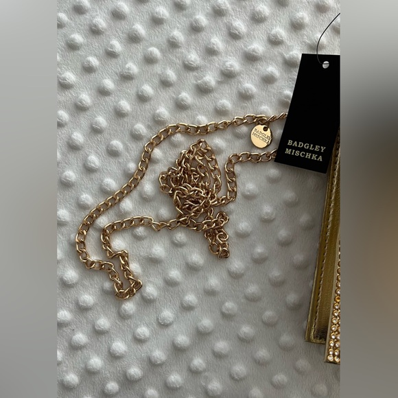 BADGLEY MISCHKA Gold Bejeweled Evening Bag 💛💎✨ - Picture 8 of 12